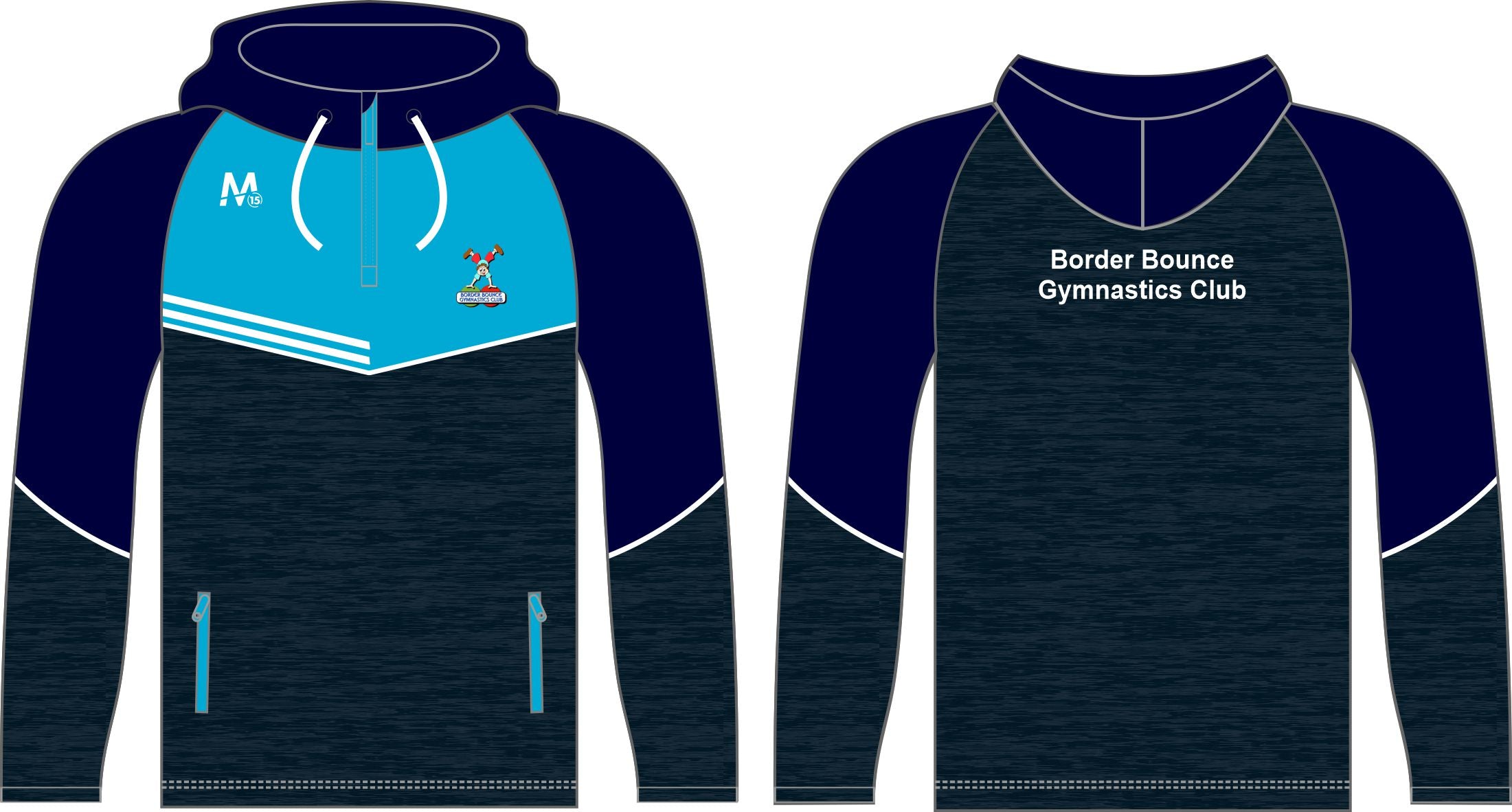 Border Bounce Half Zip Hoody